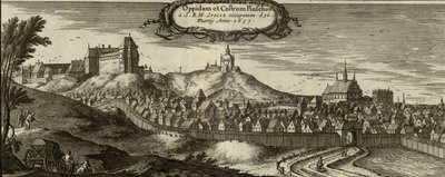 Panorama of Pińczów by Erik Dahlbergh